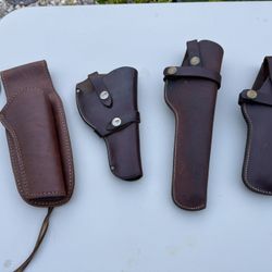 Vintage Gun Holster Bundle 