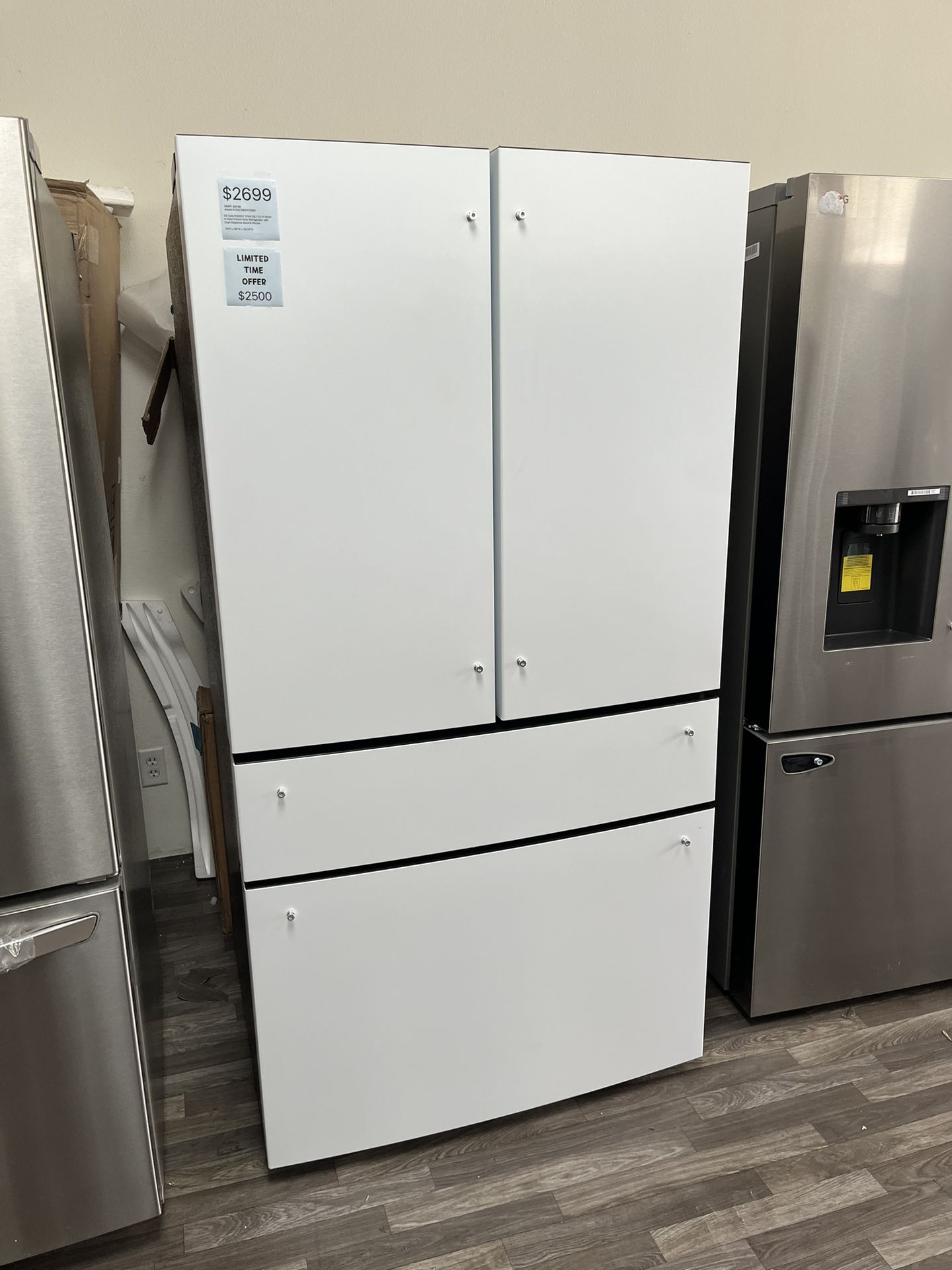 $2500 GE CAFE 28.7 Cu Ft Smart French Door, 1 Yr Warranty, Open Box, Excellent Condition