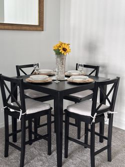 Modern Black ITOP Dining / Accent Table – Stylish & Sturdy