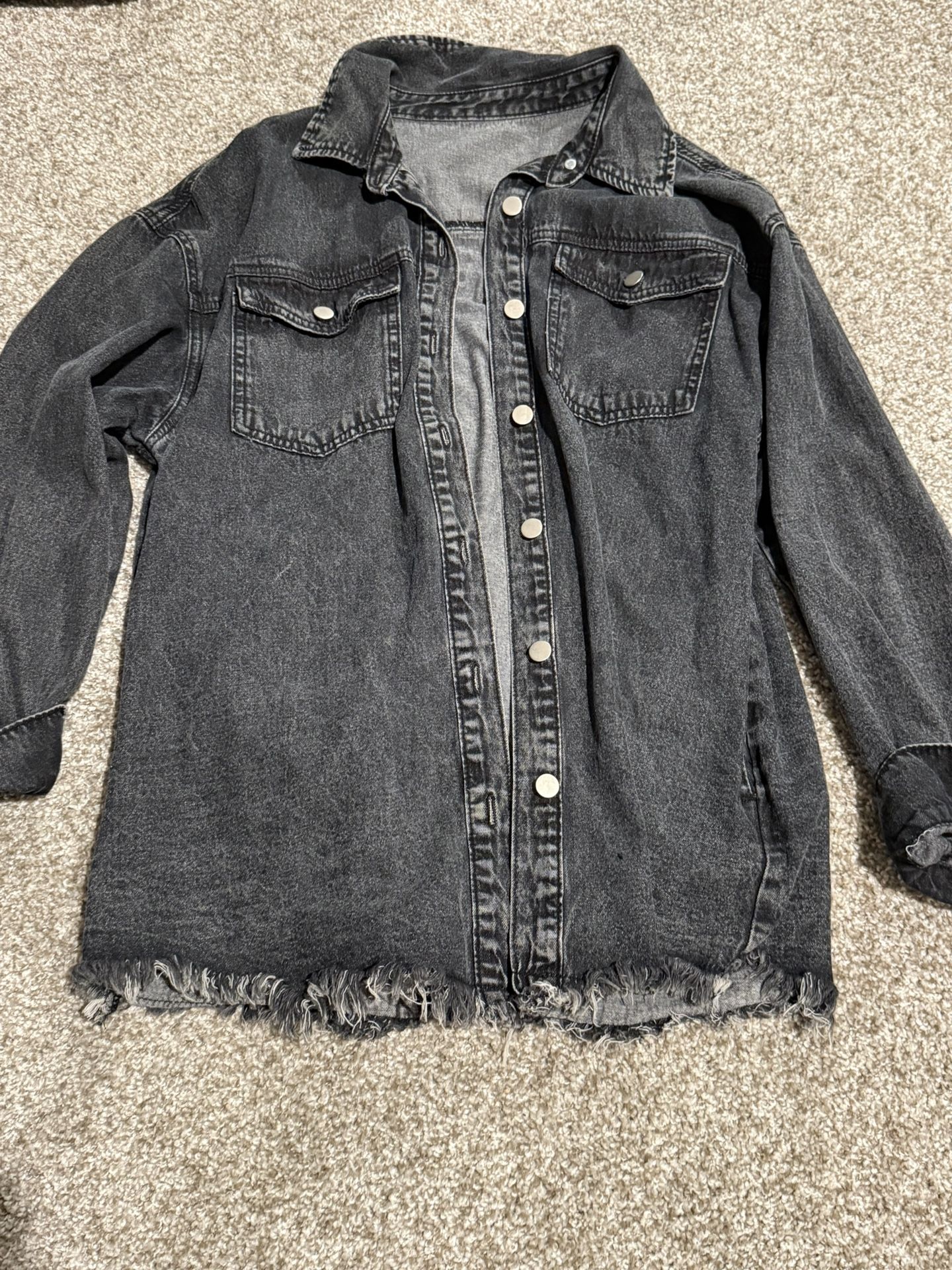 Black Jean Coat