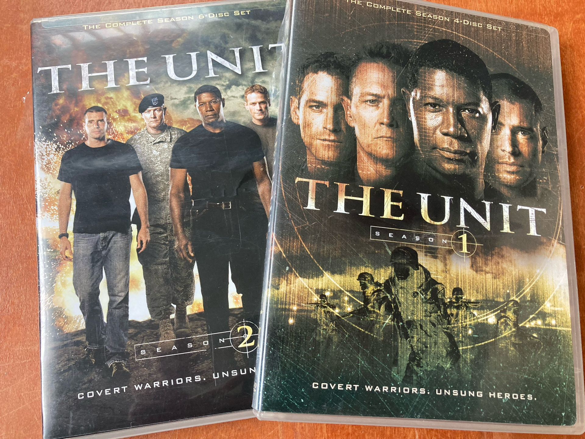 The Unit Season 1 & 2 DVDs
