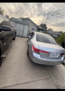 Honda Accord Silver Sedan 2012 salvage