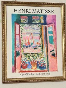 Henri Matisse Open Window Collioure Framed Print