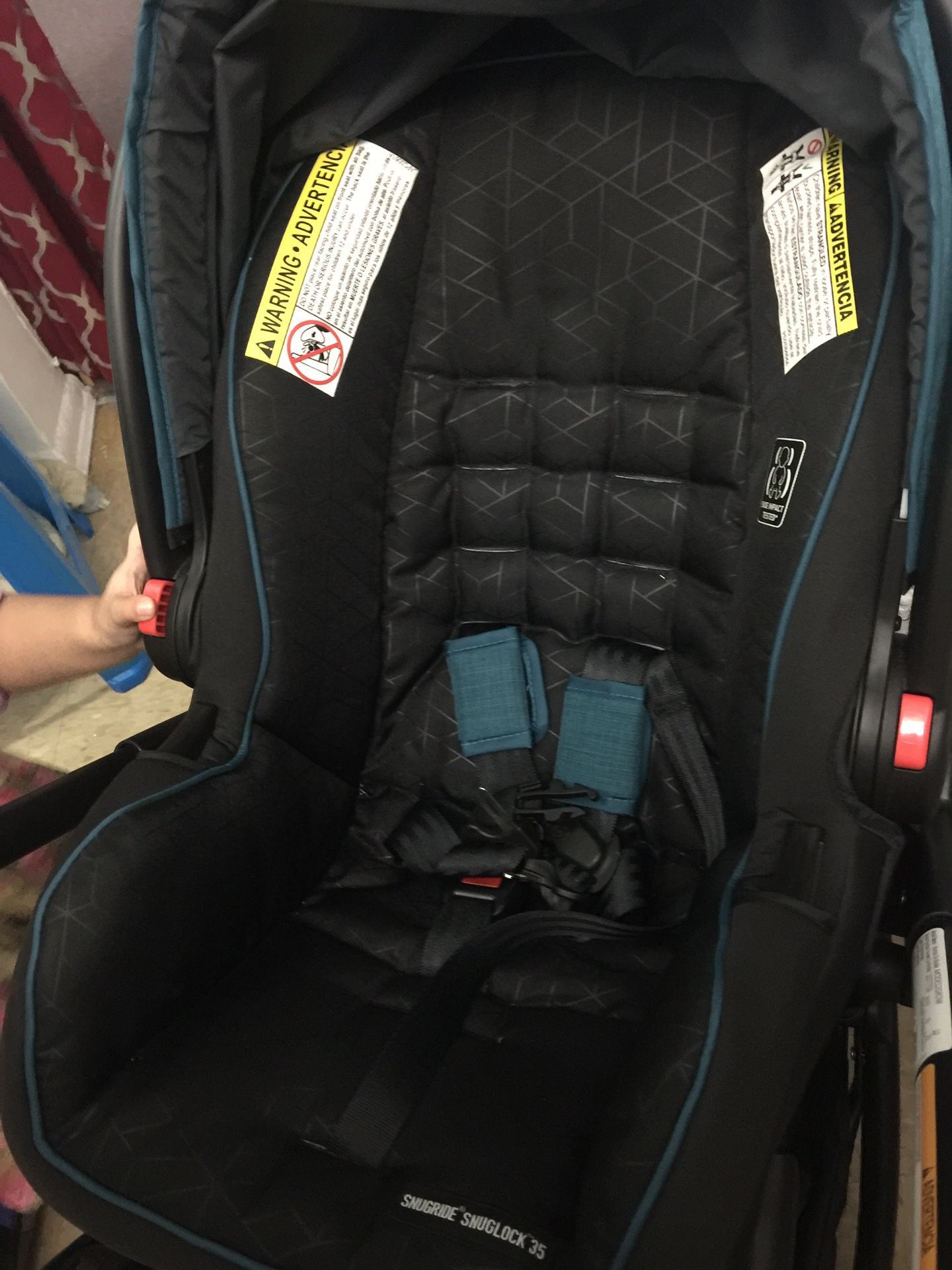 Graco double stroller with car seats