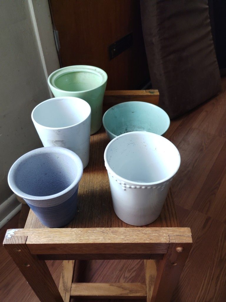 Glass Flower Pots