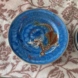Raised Vintage Dragon Plates
