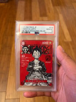 One Piece Red Magazine Luffy PSA 10
