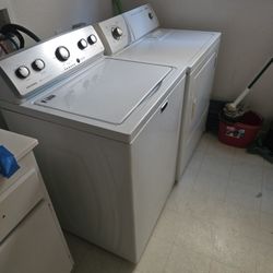 Washer And Electric Dryer Set  