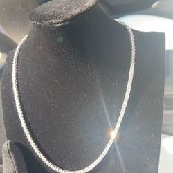 NEW 3MM DIAMOND TENNIS CHAIN