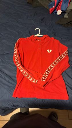 True religion collar long sleeve shirt Small