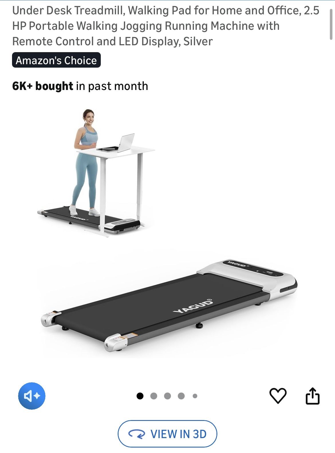 Walking Treadmill For WFH