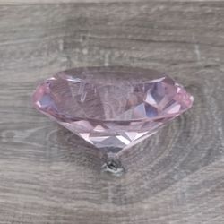 Pink Diamond 💎 Gem Paperweight