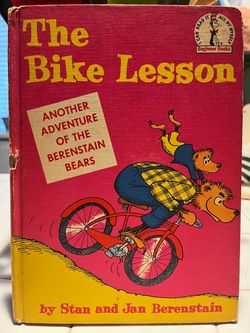 Vintage The Bike Lesson Stan & Jan Berenstain Hardcover 1964
