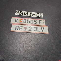 Euro Plates