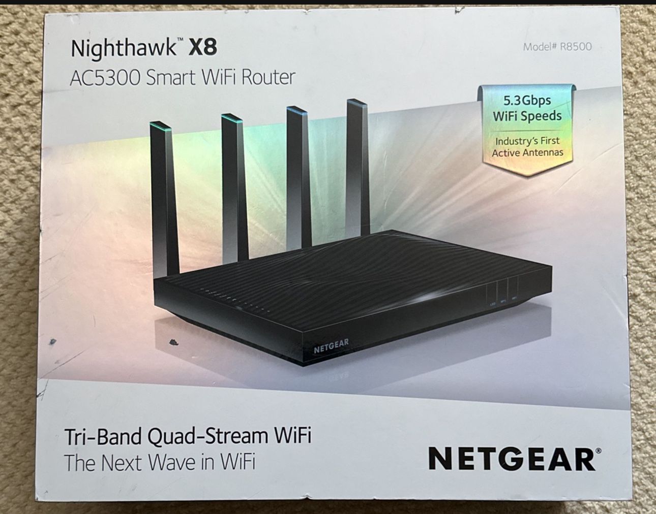Netgearw Nighthawk X8 R8500 AC5300 Smart Wifi Router