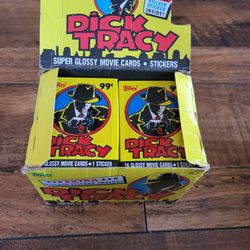 Full Box of Topps Dick Tracy Cards ( Walt Disney Company)