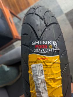 Shinko motorcycle tire