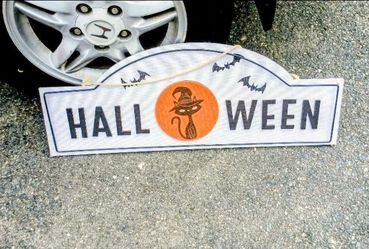 Halloween Sign / Decoration - almost 3 feet long