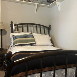 Antique Solid Steel Bed