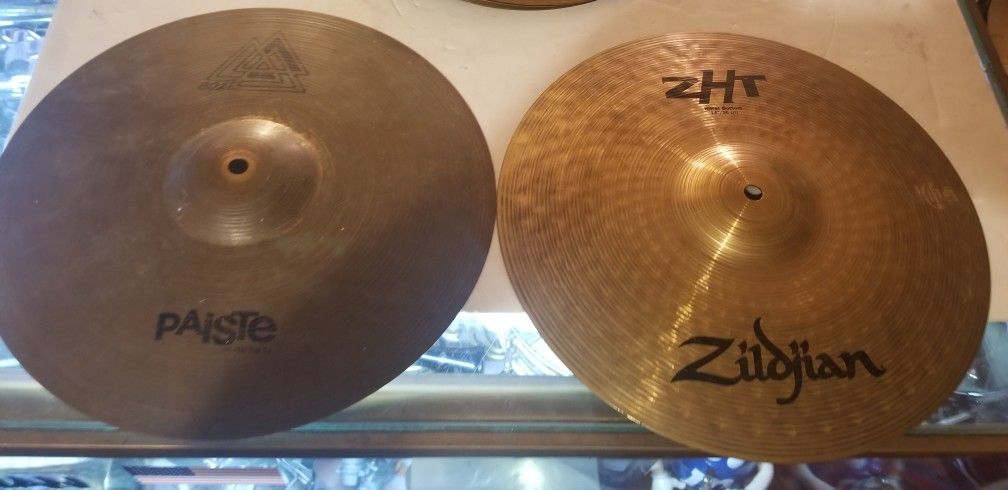 Hi Hat Cymbals, Ride Cymbals, Crash & China