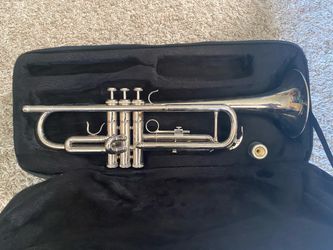 Trumpet with trumpet mouthpiece