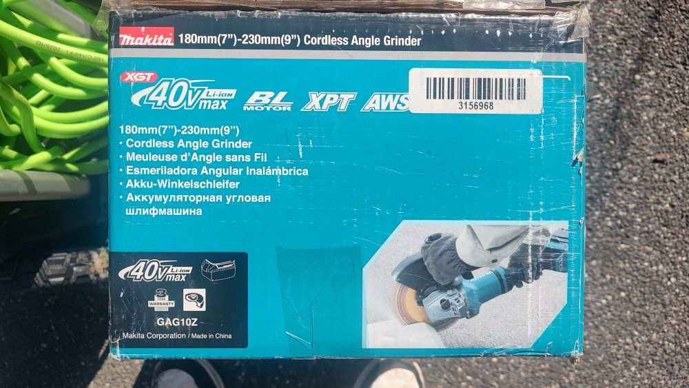 New Cordless Angle Grinder