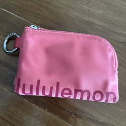 LuLulemon Card Wallet (pink)