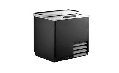 NSF Commercial 36 Ins Two Lids Glass Froster GF-36-HC