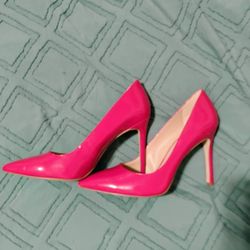 BCBG Red Patent Leather Pointed High Heels Sz10M