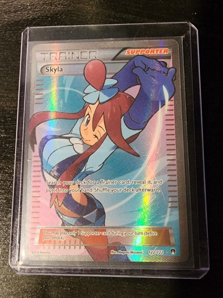 Pokémon TCG Skyla BREAKPoint 122/122 Holo Full Art