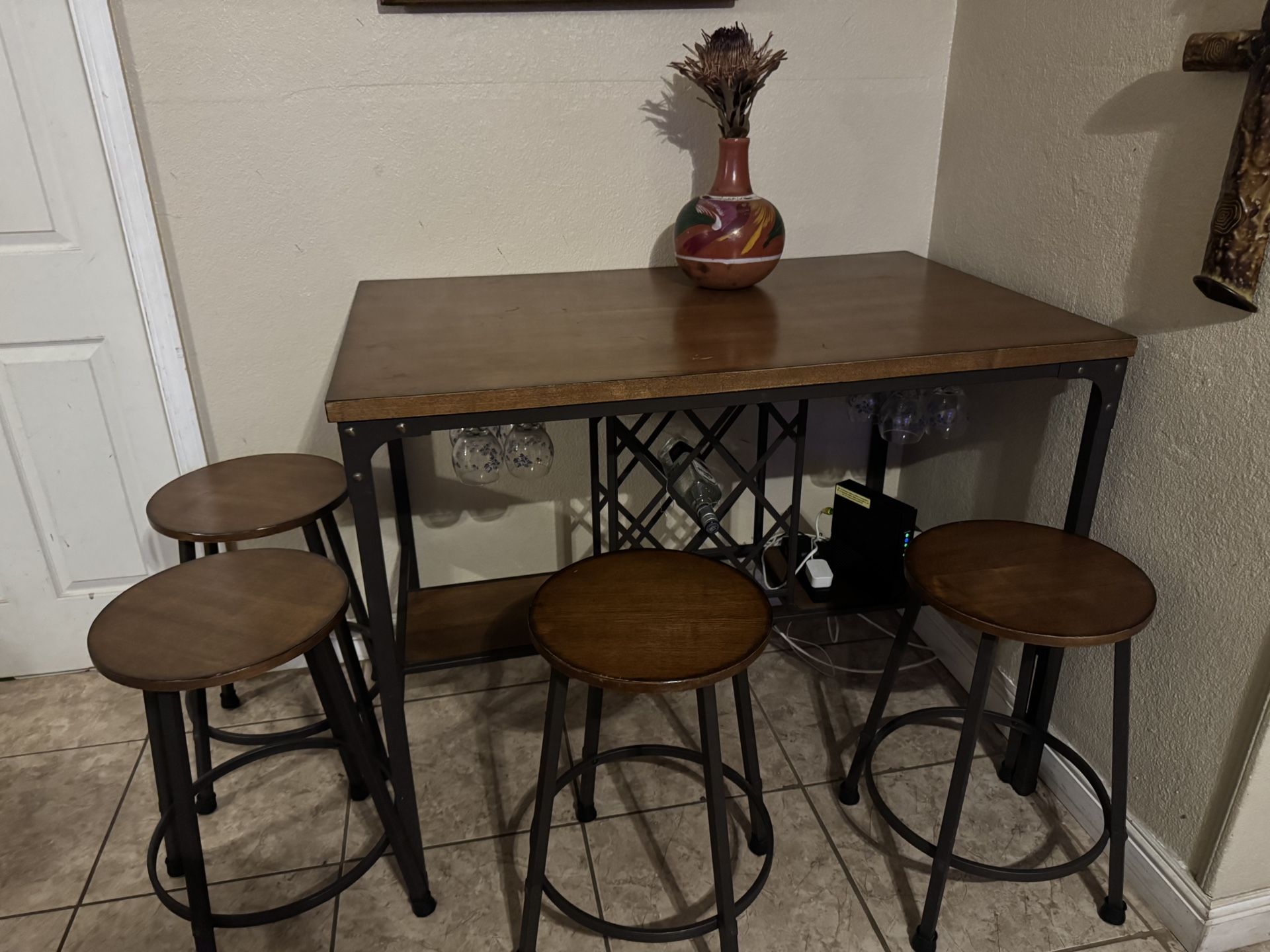  Dining Table/Bar Dining Table/ Wine Cellar Table