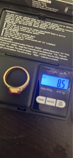 Heavy Vintage Solid 14K Yellow Gold Ruby Statement Ring - 8.5g Fine Estate Jewelry