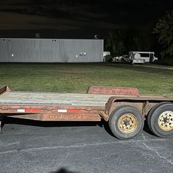 2003 Haulrite 16’ 10,000 Lb Flatbed Equipment Trailer For Skid Steer, Car/Truck, Etc 