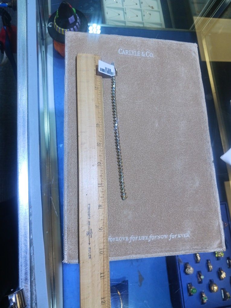 10k Gold Diamond Bracelet