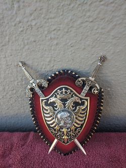 8 x 8 Vintage Medieval Collectable Wall Coat Of Arm Decor