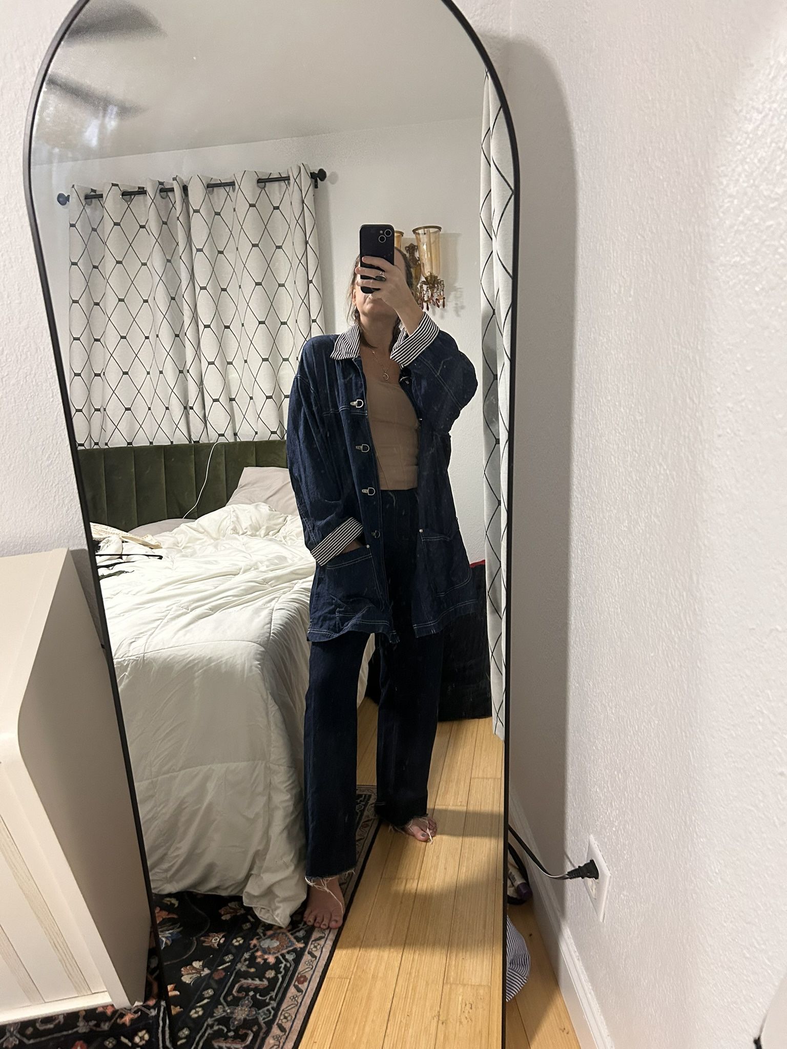 Vintage Dark Denim Jacket Carole Little