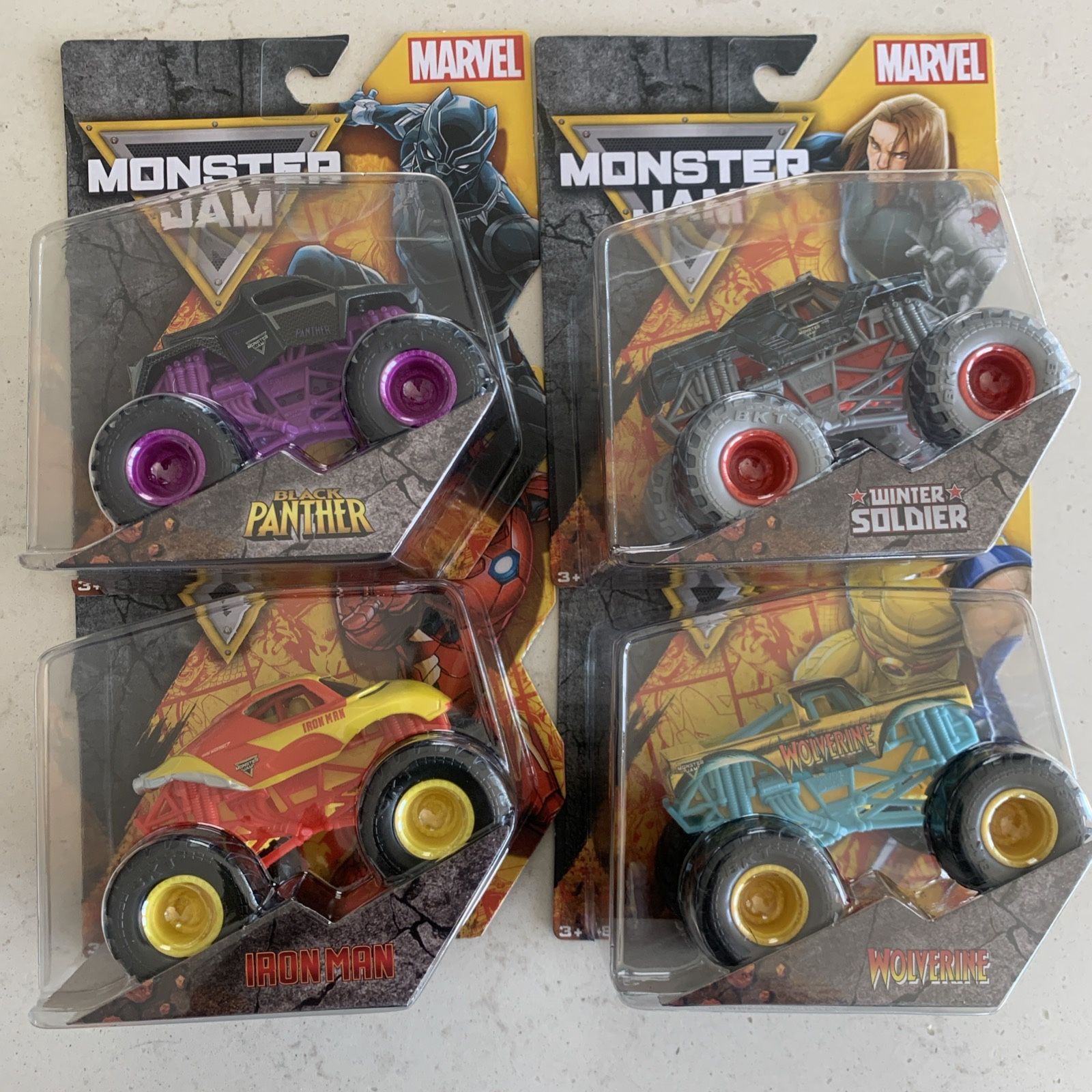 MONSTER JAM MARVEL SERIES 4