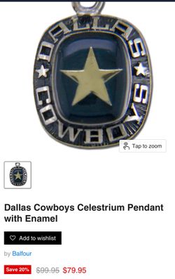 Cowboy Dallas Pendant Enamel