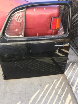 left side VW door w glass window