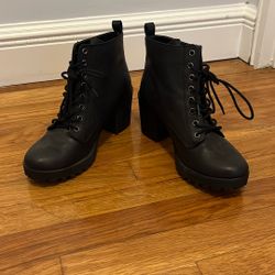 Black Laced Boots
