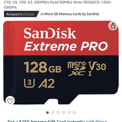 (Set Of 4) SanDisk 128GB Extreme PRO® micSD