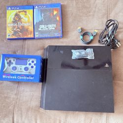 PlayStation 4 ps4 black ops7 mortal combat headset BUNDLE
