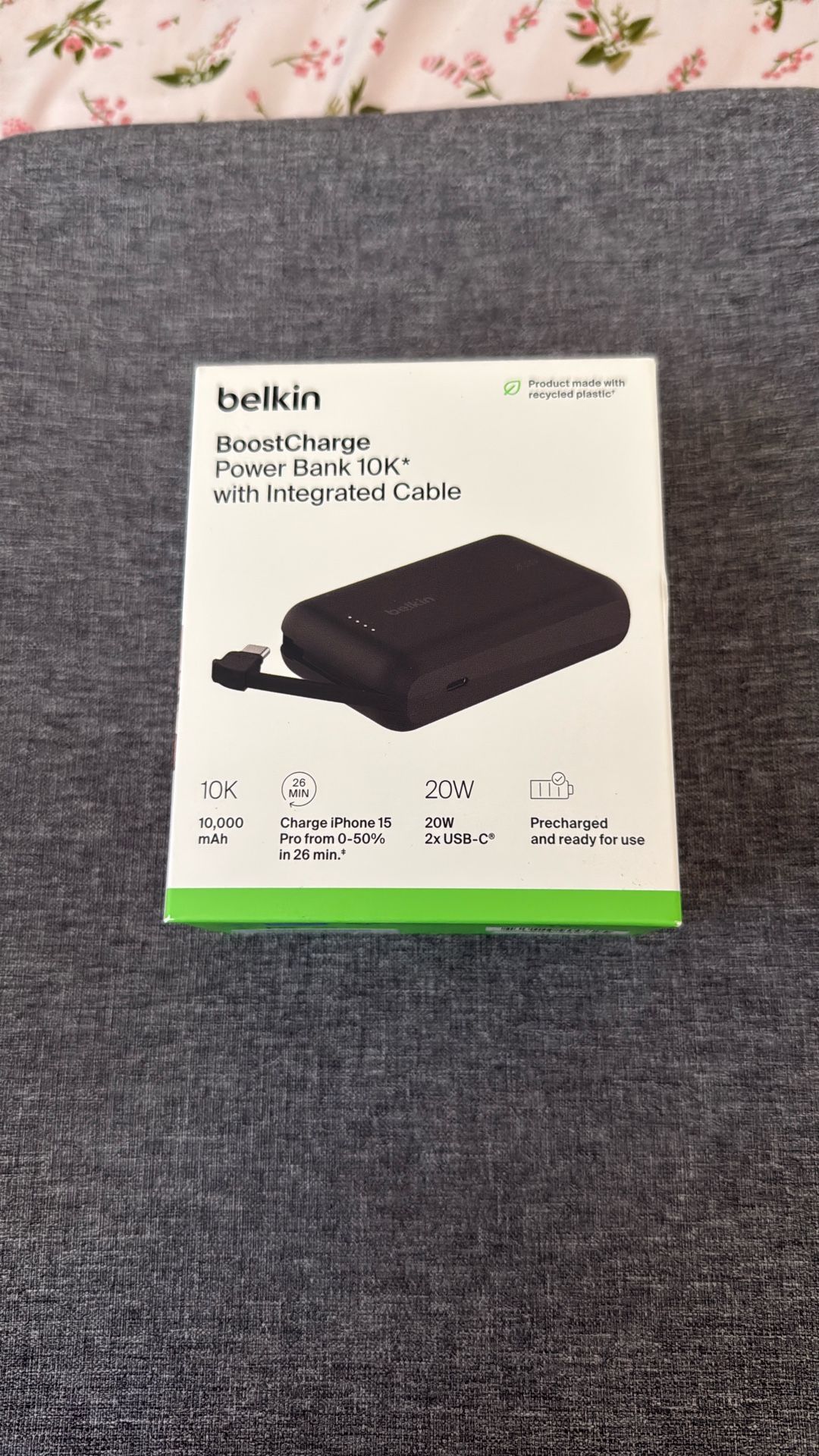 Brand New Belkin Power Bank 10K