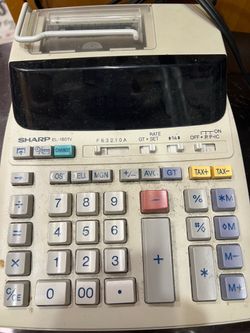 Sharp Electronic Desktop Calculator EL-1801V
