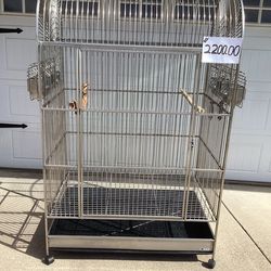 Macaw / Parrot / Animal Environments Stainless Steel Cage
