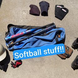 Softball/Baseball Gear/Bats/Mitt