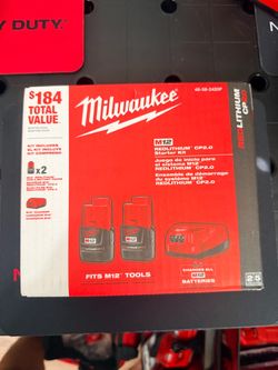 Milwaukee M12 REDLITHIUM CP2.0 Starter Kit