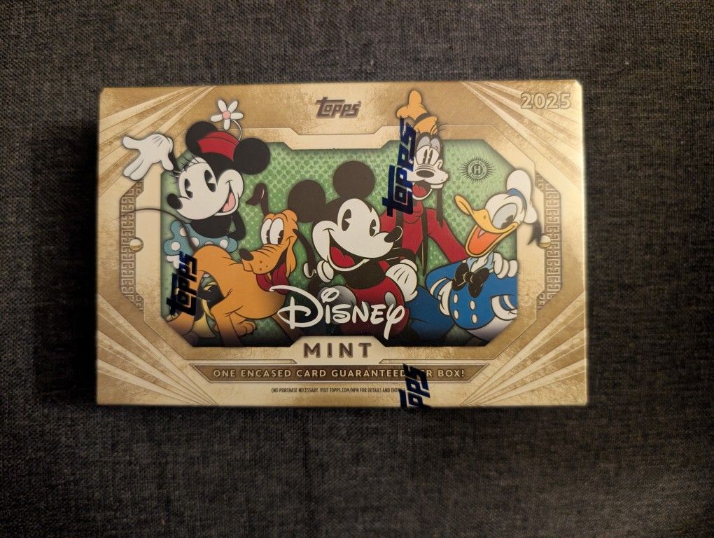 brand new sealed 2025 Topps Disney mint hobby box