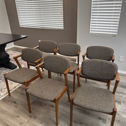 Set Of 6 Dining Chairs 