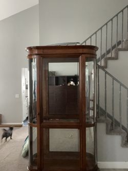 Glass Cabinet (Curio Cabinet) (delivery included)